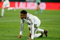 Mbapp� durante el partido en La Cartuja.