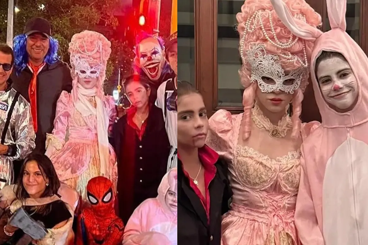 Shakira causes a stir after walking around Bogota in disguise for Halloween and being totally unrecognizable