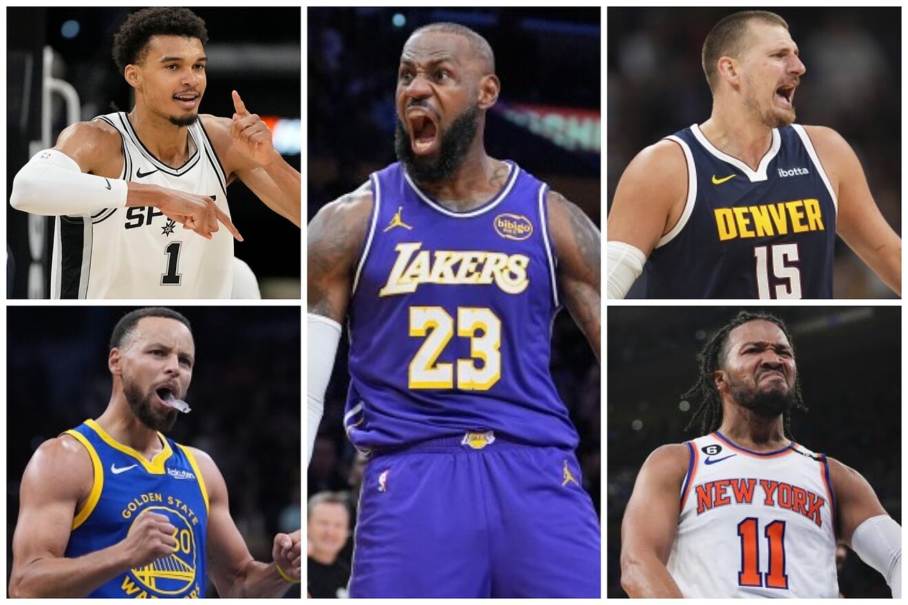 Victor Wembanyama, Stephen Curry, LeBron James, Nikola Joki and Jalen...