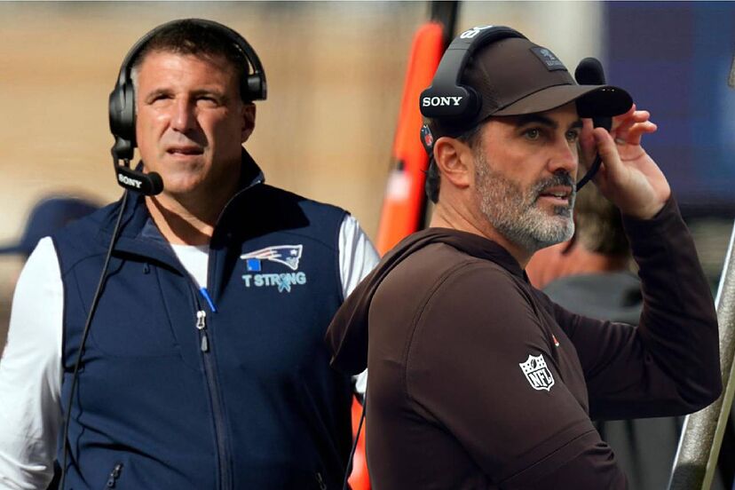 Mike Vrabel takes a jab at Kevin Stefanski as the New England Patriots  dominate | Marca