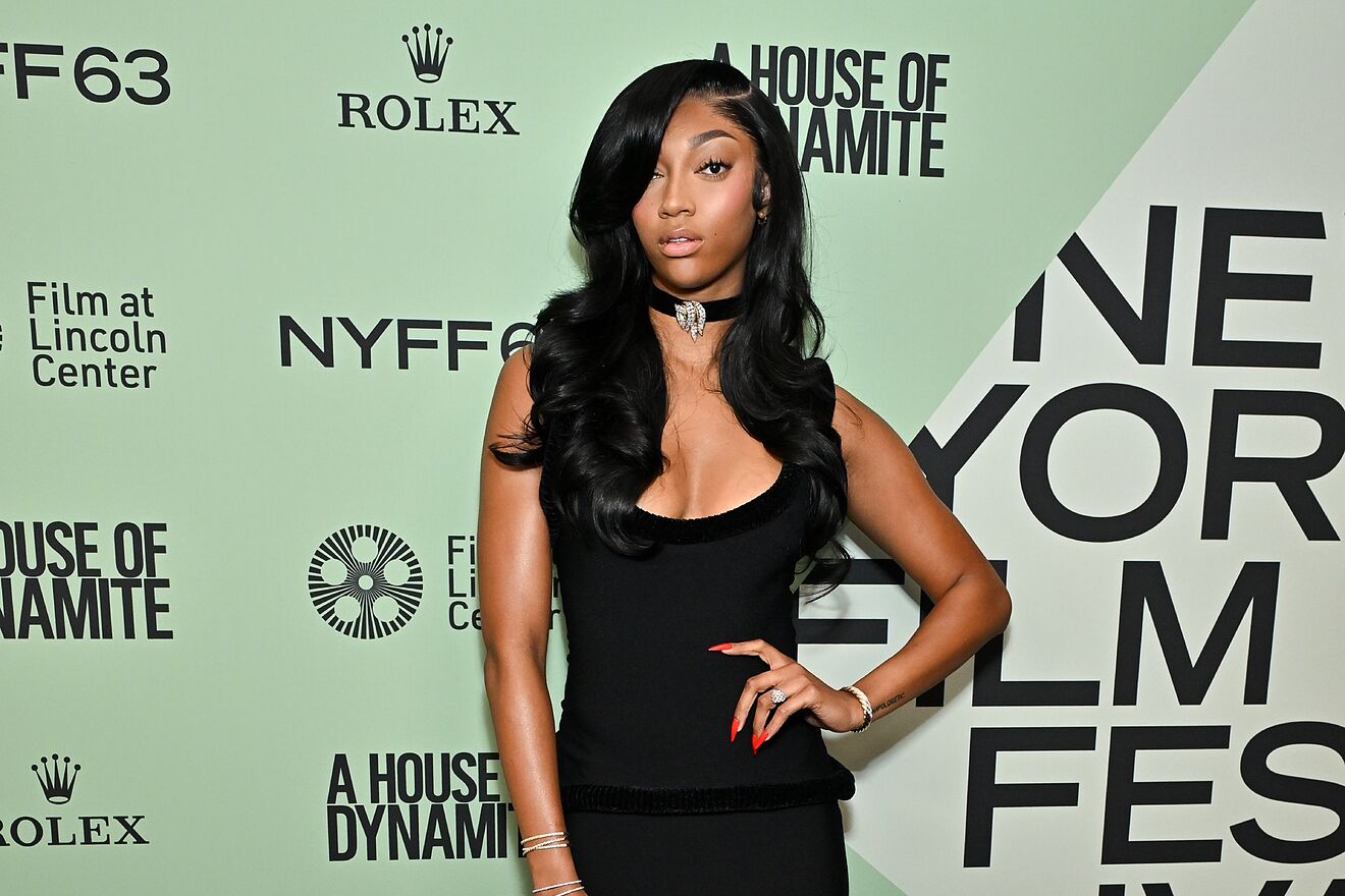 Angel Reese attends the premiere of &quot;A House of Dynamite&quot; at Alice...