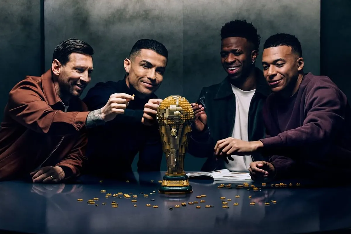 LEGO brings together Messi, Ronaldo, Mbappe and Vinicius Jr in final duel ahead of World Cup
