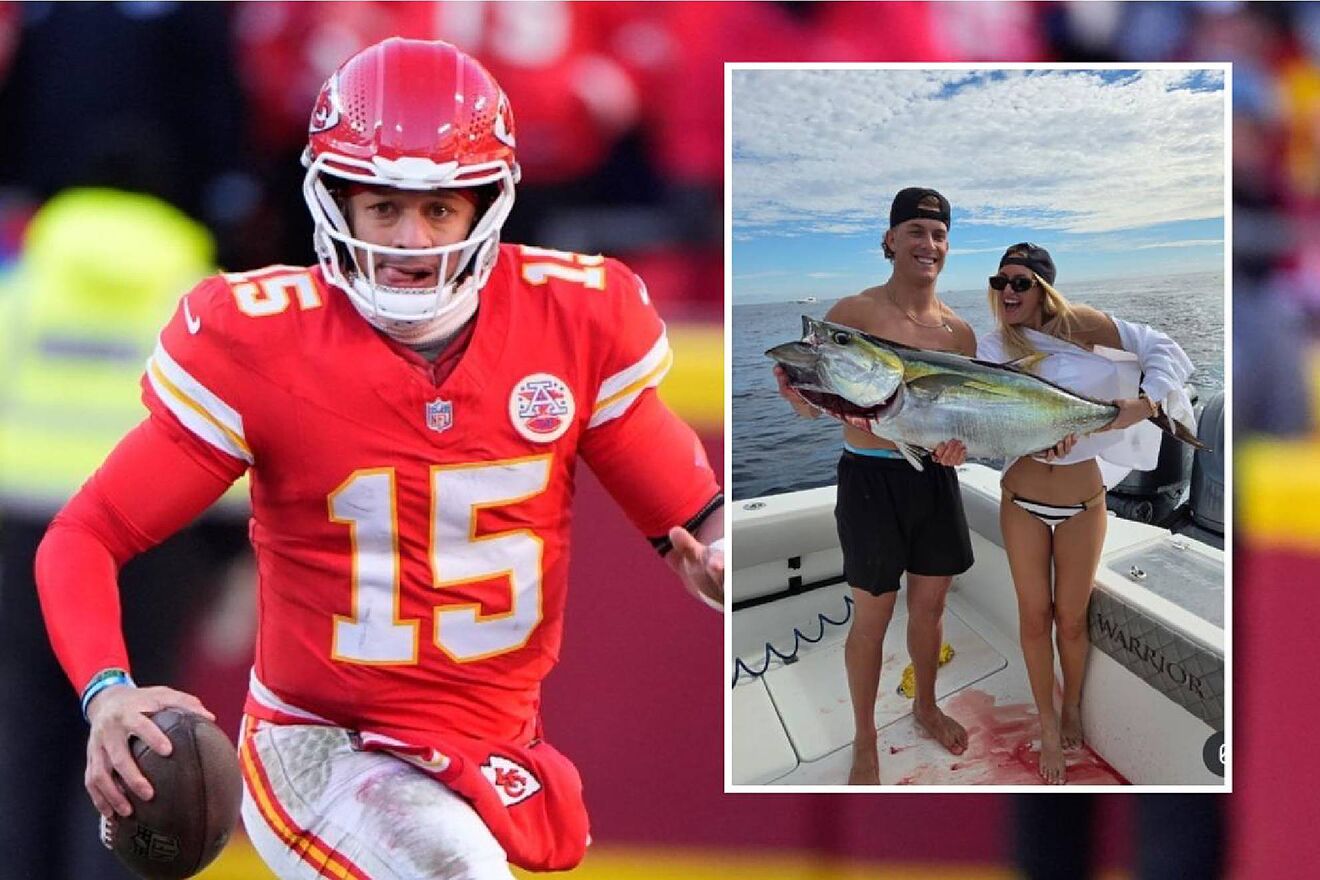 Patrick Mahomes, Marissa Ayers & Jaxson Dart