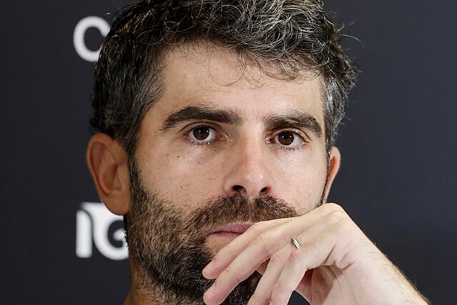 Bolelli, en la rueda de prensa.