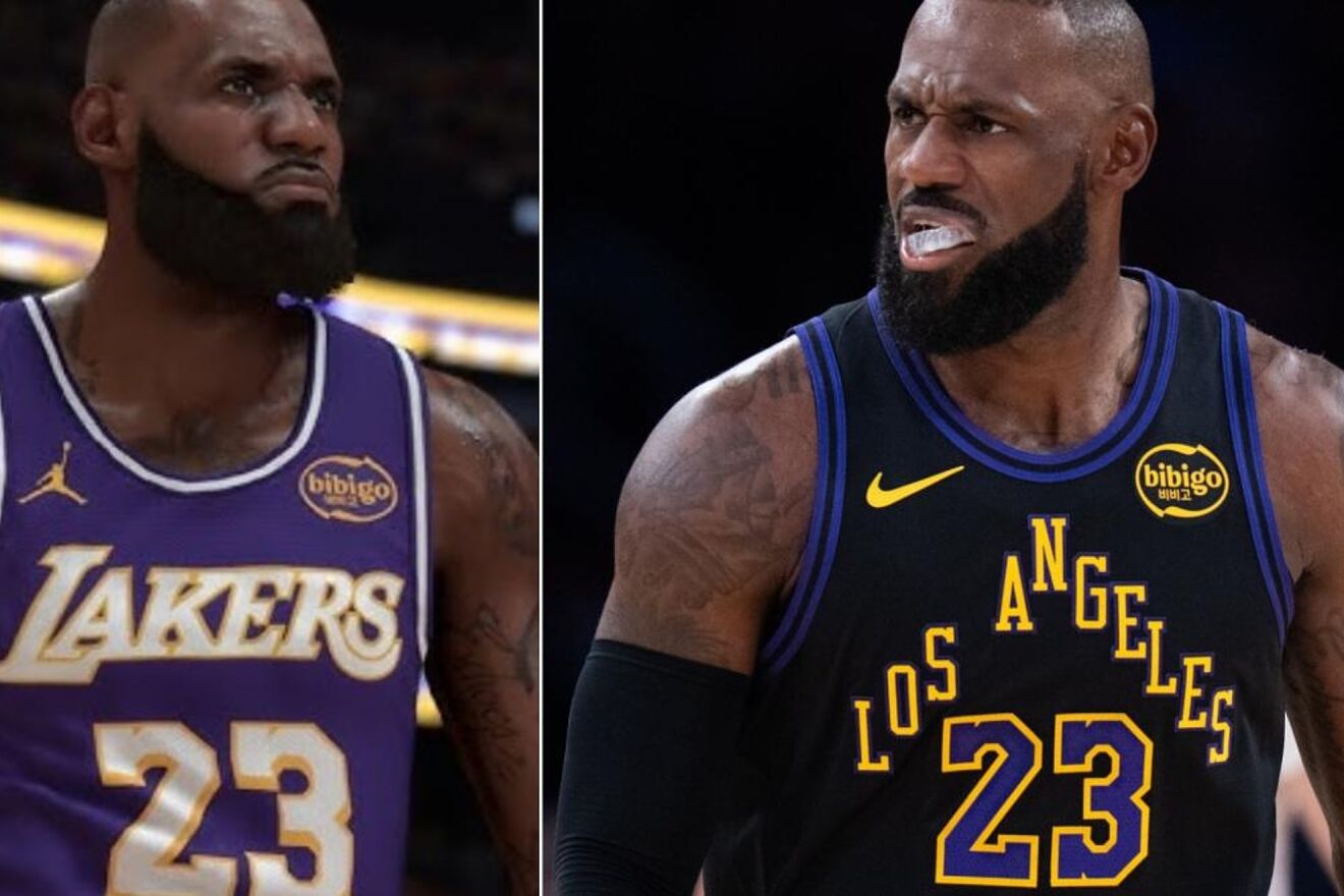 LeBron James breaks his historic streak... and NBA 2K26 'punishes' him with his worst rating in 20 years