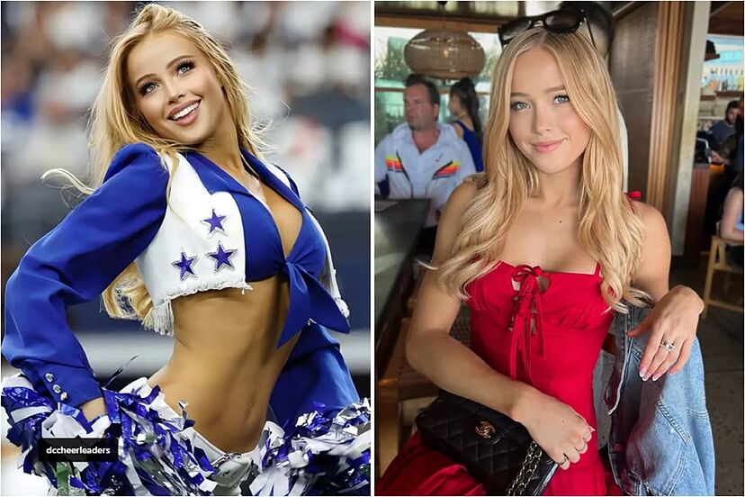 These are the photos of Kylie Dickson, the Cowboys cheerleader who caught  the eye with her daring outfits | Marca