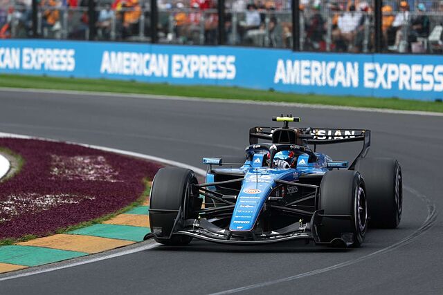 Sainz, durante la carrera en Australia.