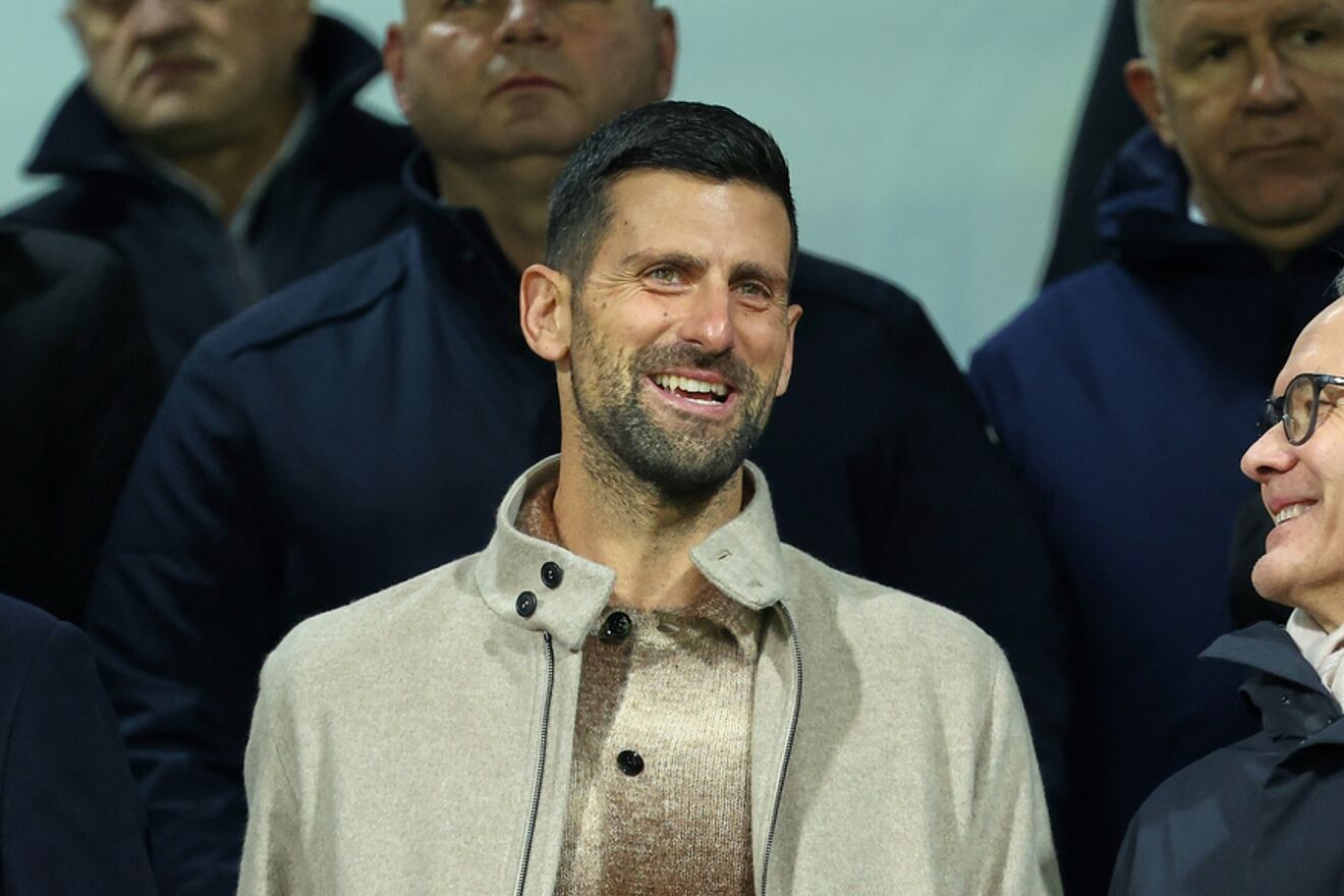 Novak Djokovic was spotted in Zenica as Italy crashed out of 2026...