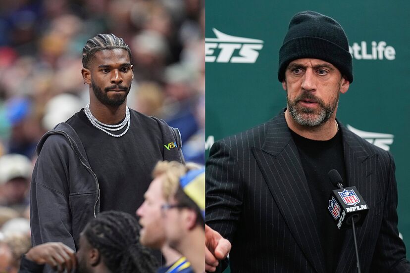 Shedeur Sanders draws an 'unwanted' comparison to Aaron Rodgers amid  Combine controversy | Marca
