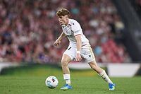 V�ctor Mu�oz durante un partido con Osasuna.