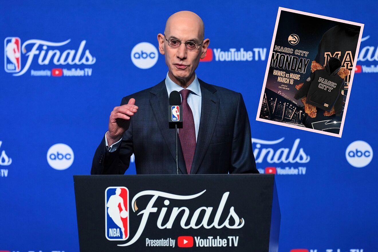 NBA Commissioner Adam Silver canceled Atlanta Hawks' Magic City...