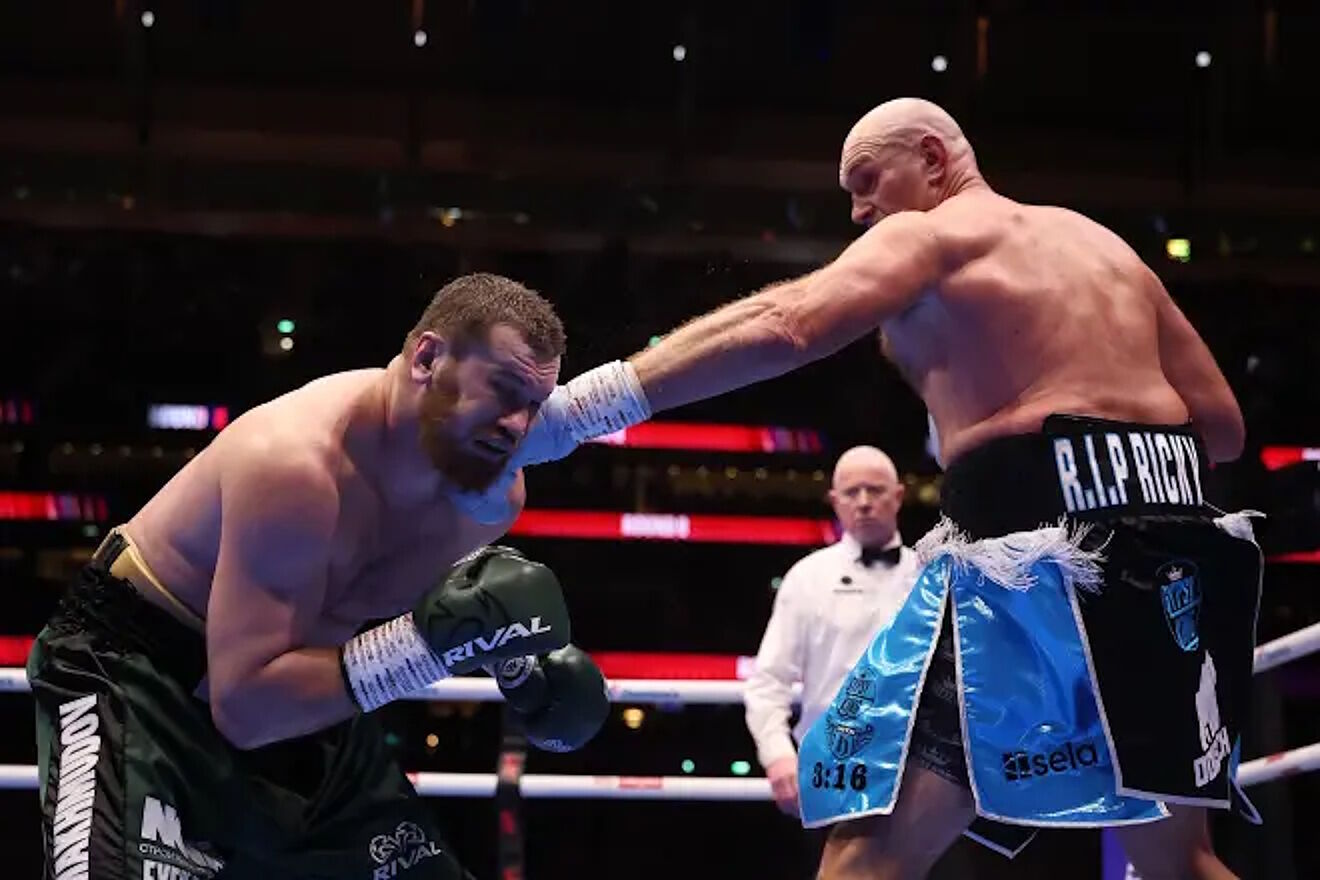 Tyson Fury convinces on his return and challenges Anthony Joshua: "It will be the Battle of Britain"