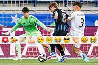 Diego Aguado llega a tiempo para salvar al Madrid del 1-2 en la final.