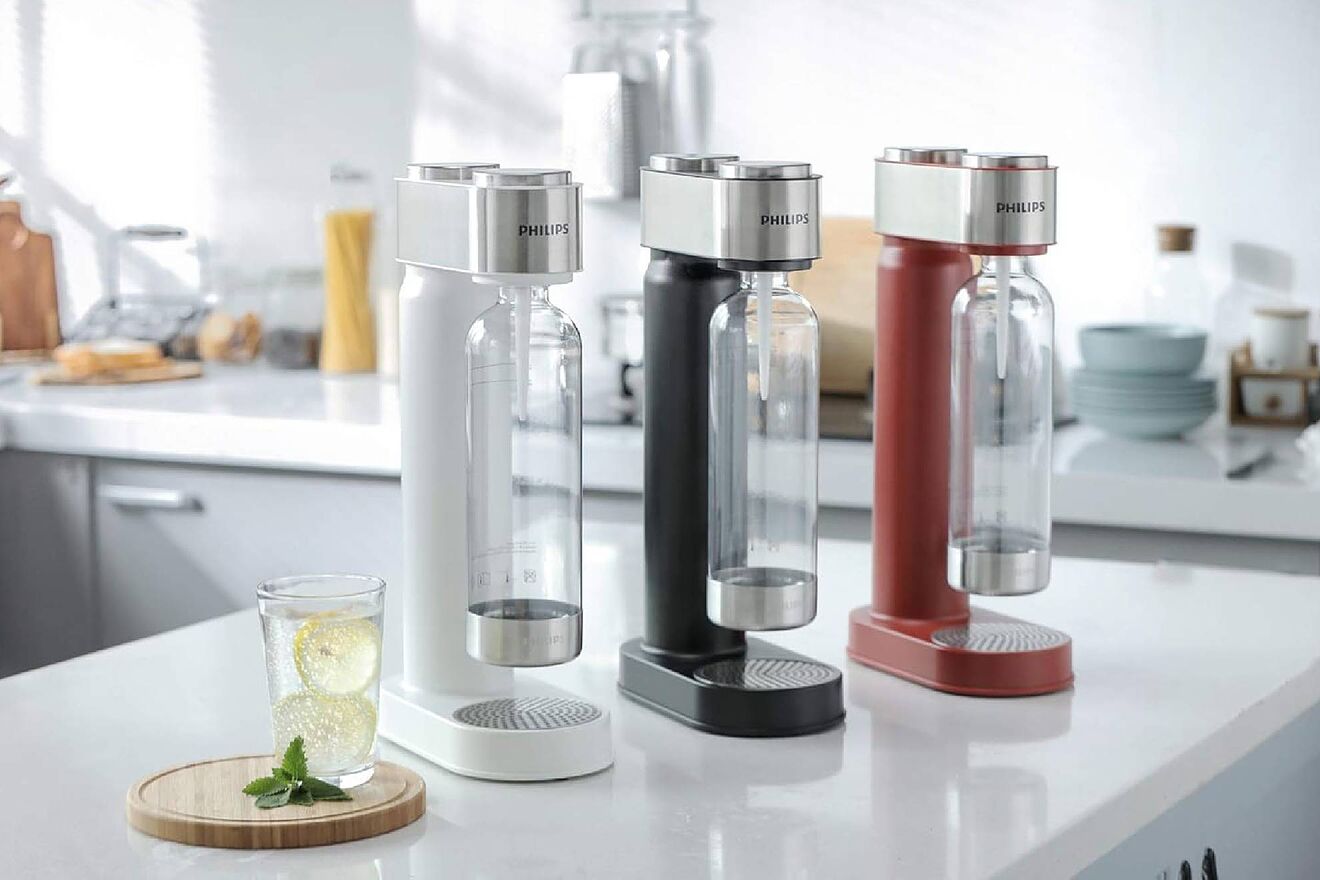 Pásate al agua con gas con una máquina casera de Philips que ahora tiene descuentazo.