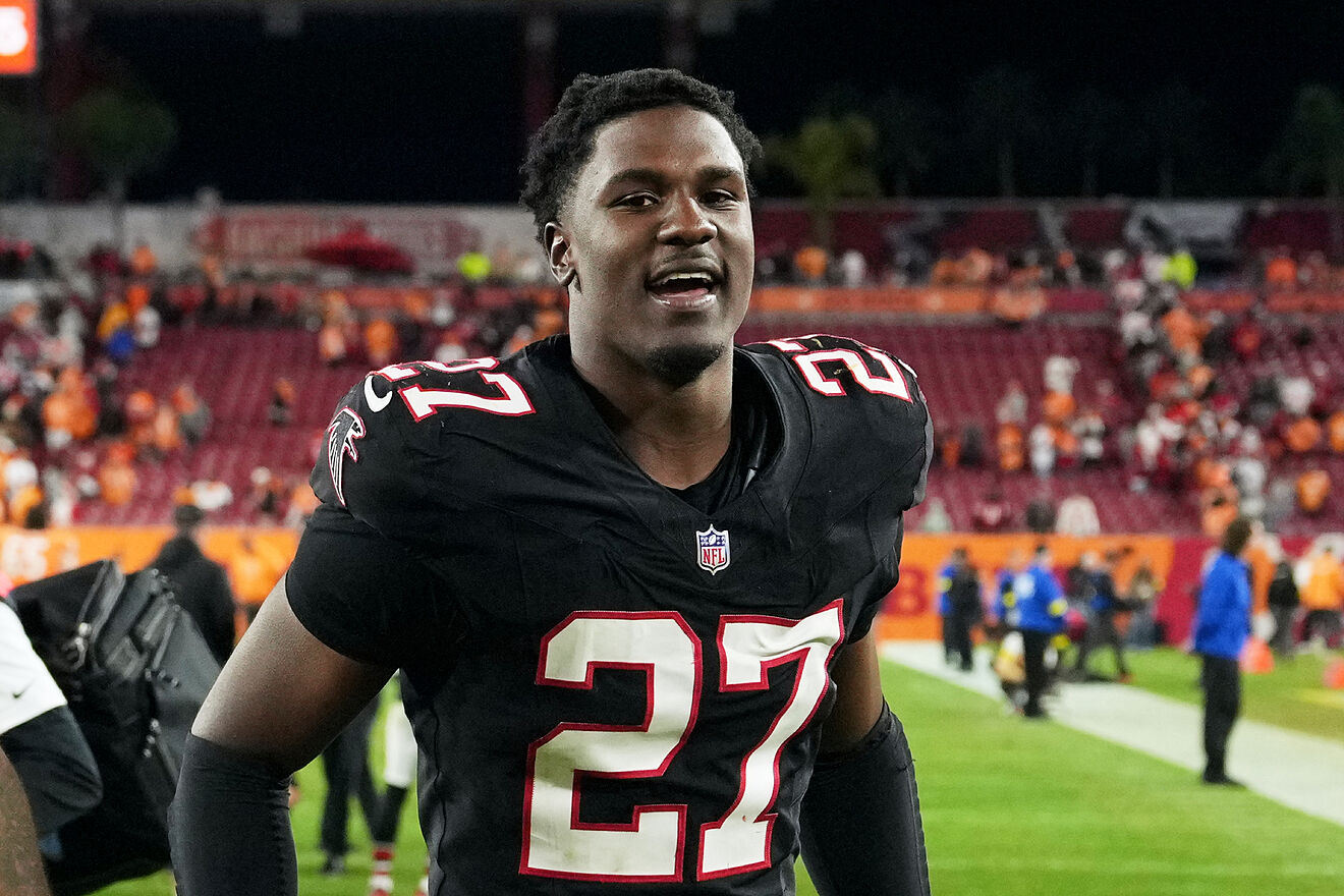 Atlanta Falcons defensive end James Pearce Jr is facing five felony...