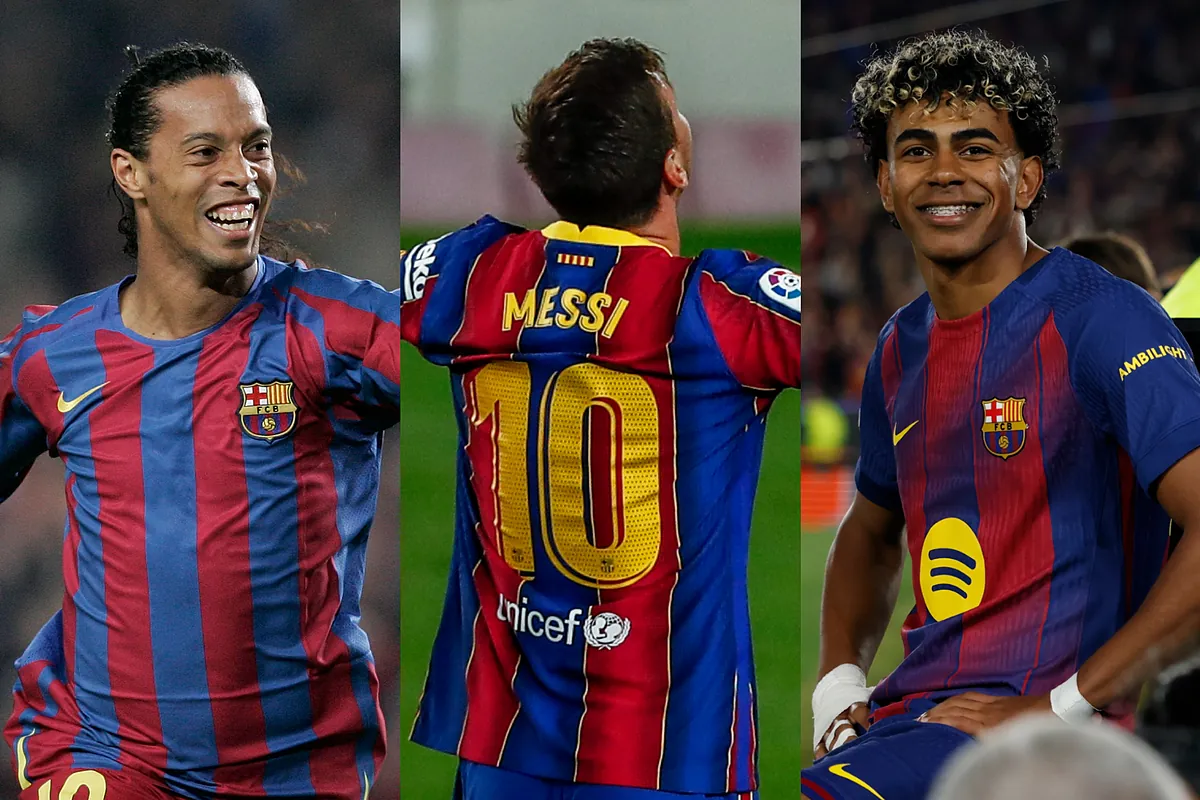 Ronaldinho backs Lamine Yamal as Lionel Messi's successor in Barcelona's No. "10" jersey