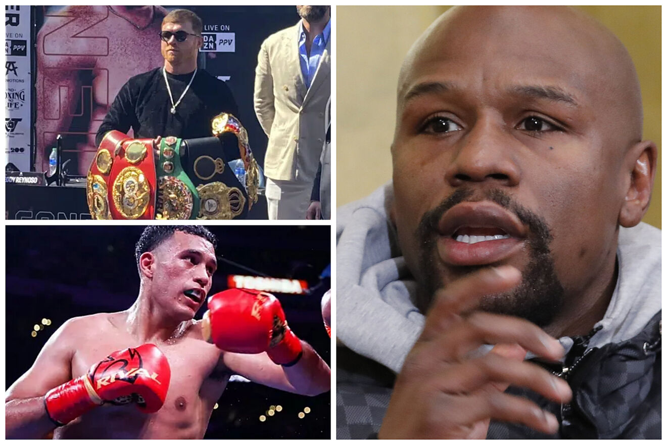 Floyd Mayweather accused Canelo of ducking David Benavidez