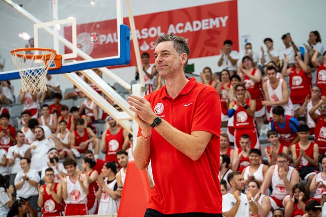 Pau Gasol, durante la edici�n de la Academy de 2025.
