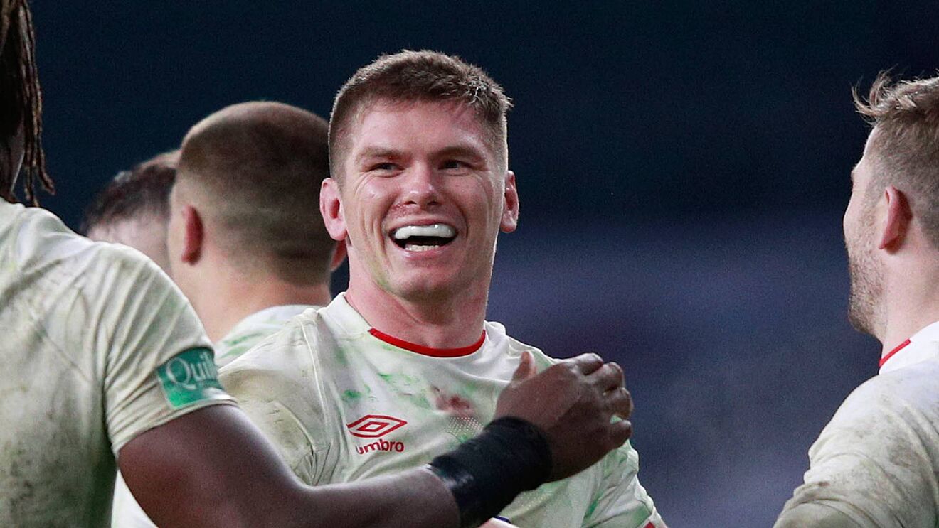 England's Owen Farrell.