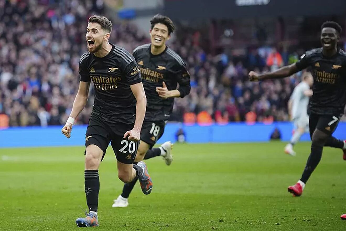 Image showcasing Aston Villa vs Arsenal | Premier League: Late drama sees Arsenal win at ...