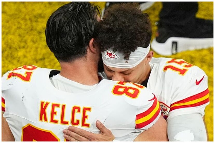 Patrick Mahomes' gesture with Travis Kelce that the tight end will never forget | Marca