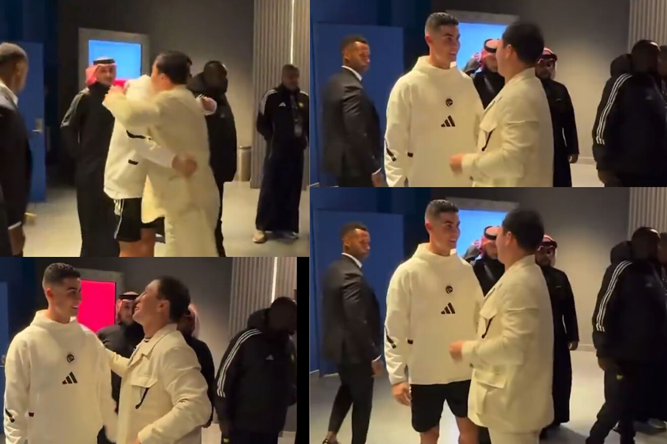 The moment CR7 and GGG meet.